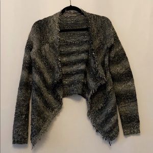 Women’s 360 grey waterfall sweater